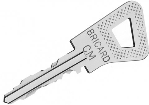 Reproduction d’une clef de marque BRICARD